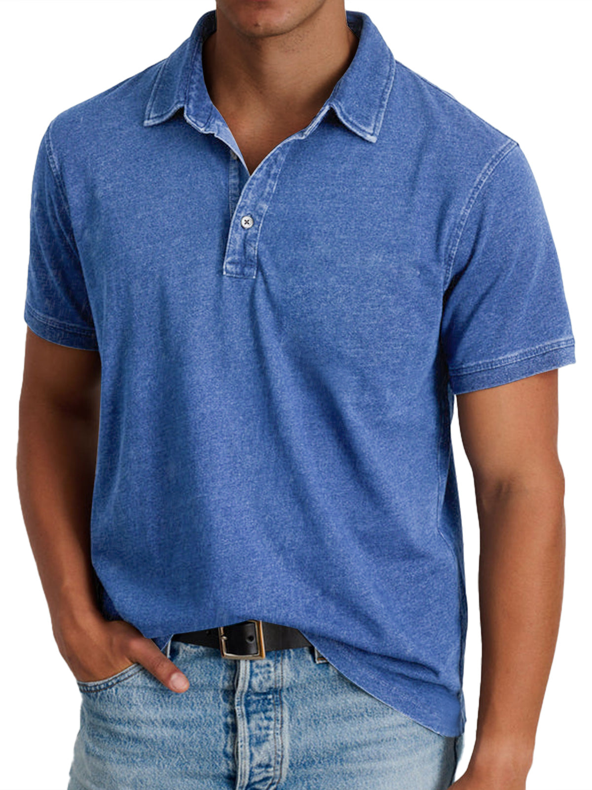 Marc | Polo avec collier pour hommes