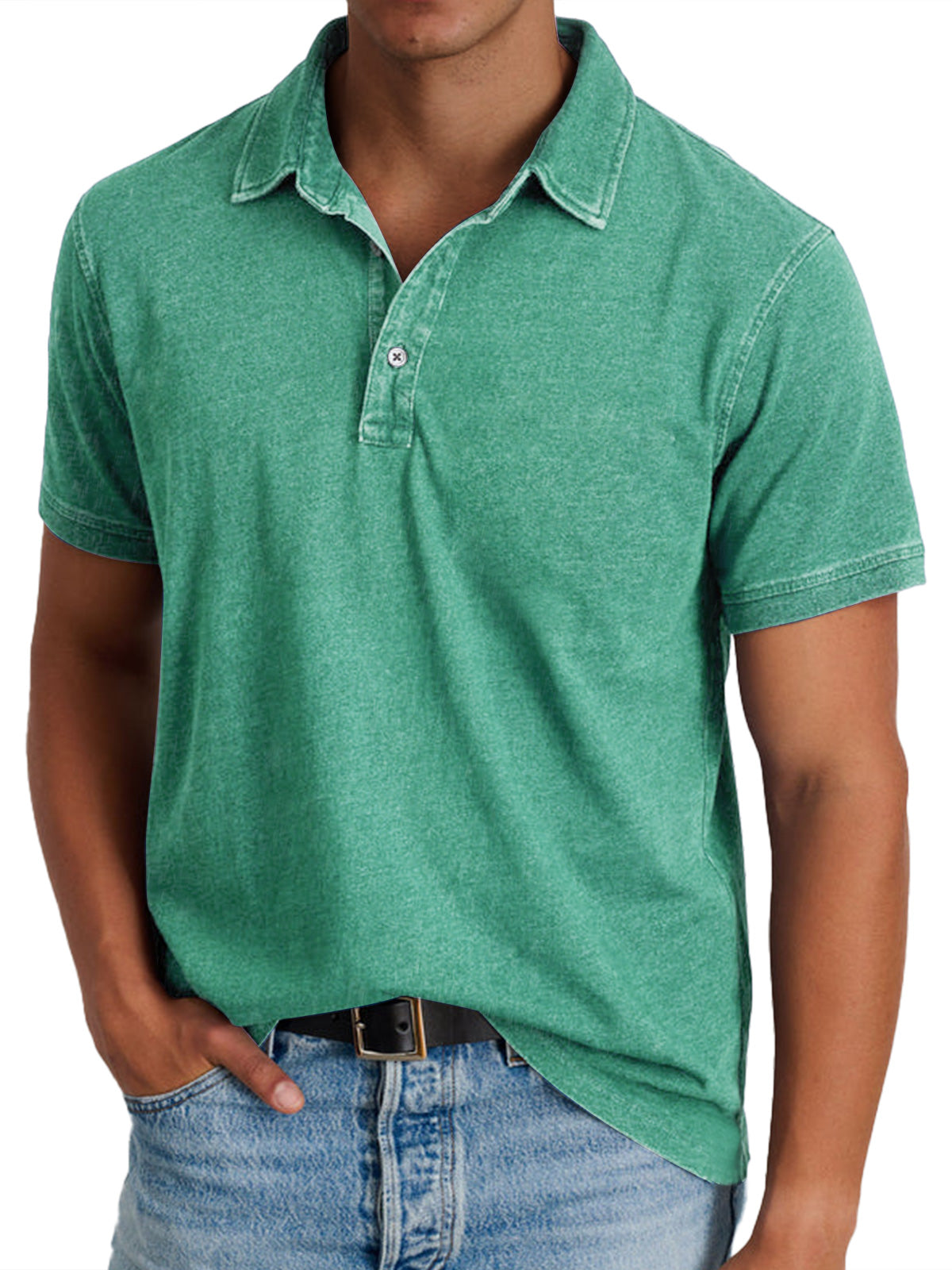 Marc | Polo avec collier pour hommes