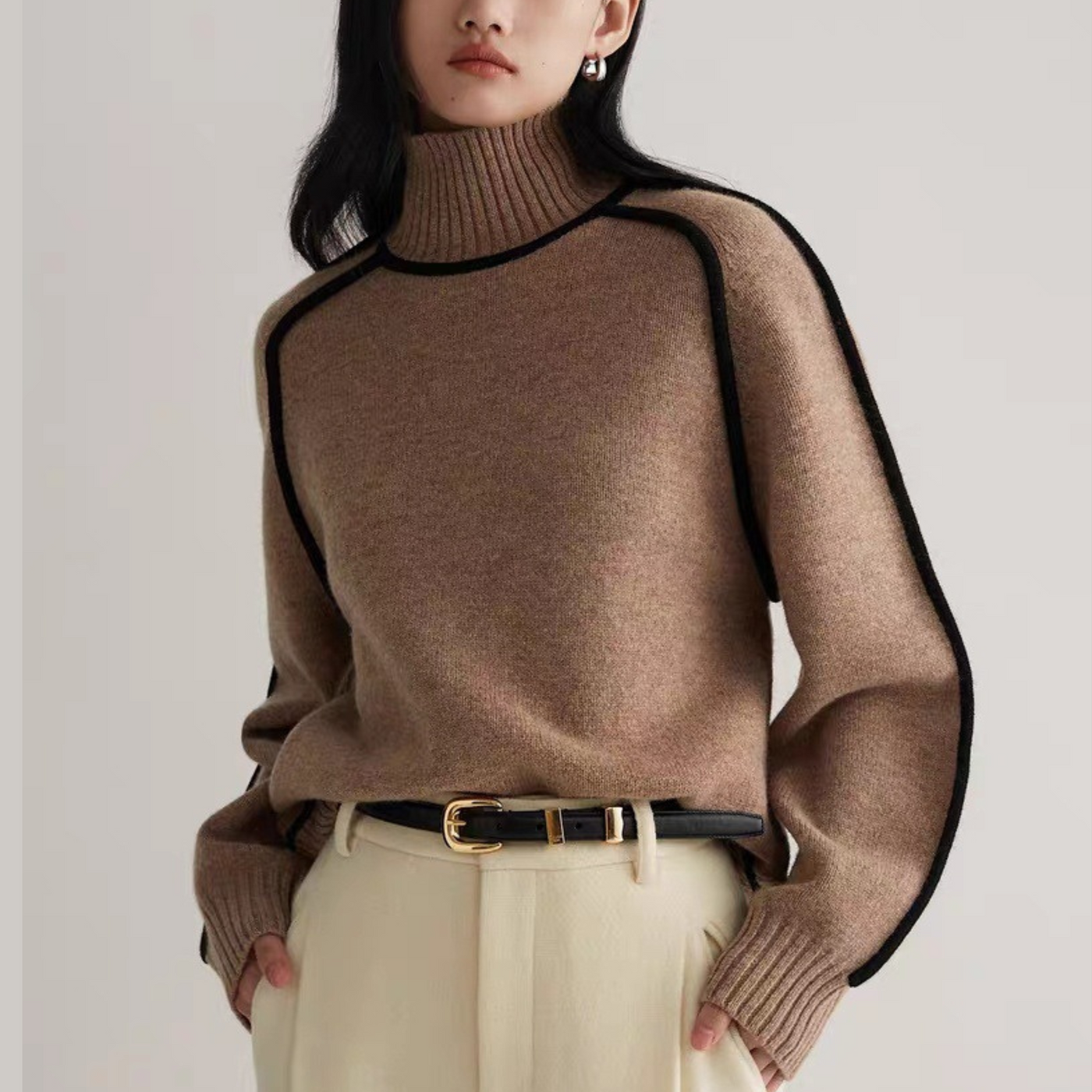 Lilly™ | Pull à col roulé confortable
