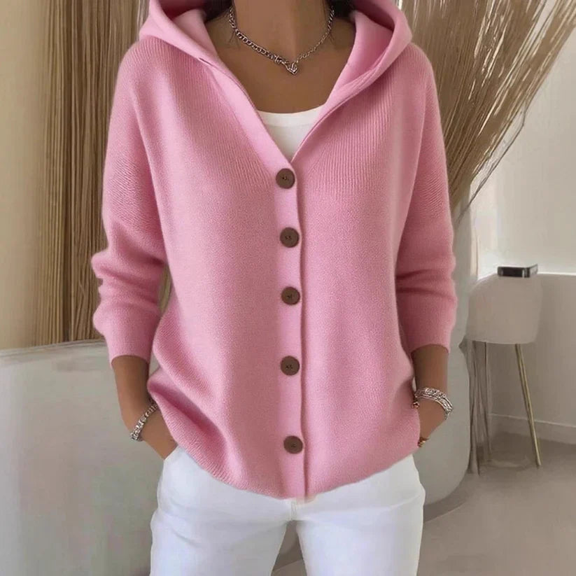Rosa™ | Cardigan doux en maille automnale