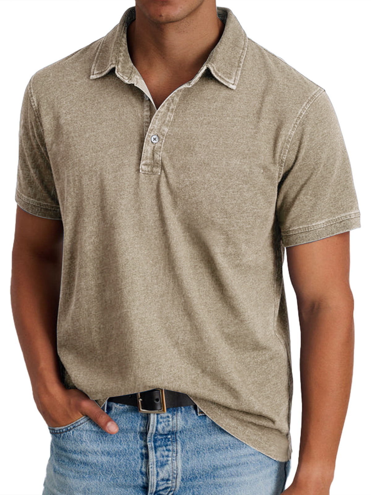 Marc | Polo avec collier pour hommes