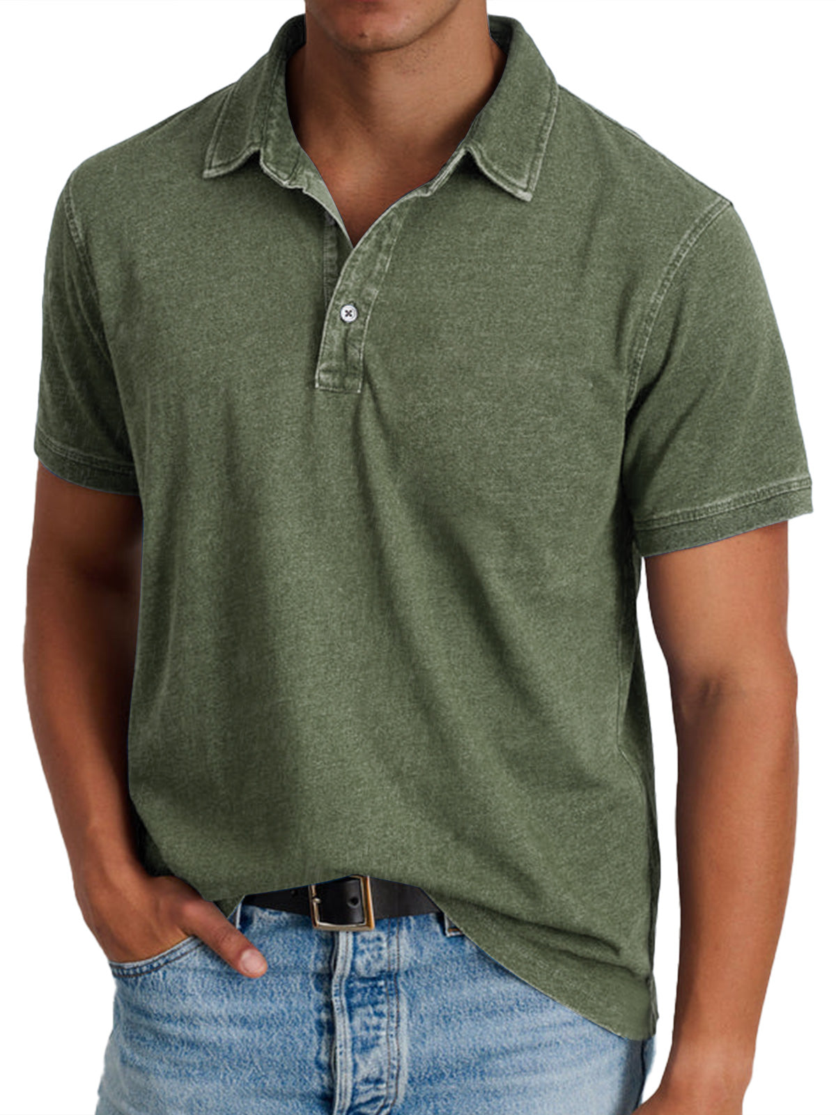 Marc | Polo avec collier pour hommes