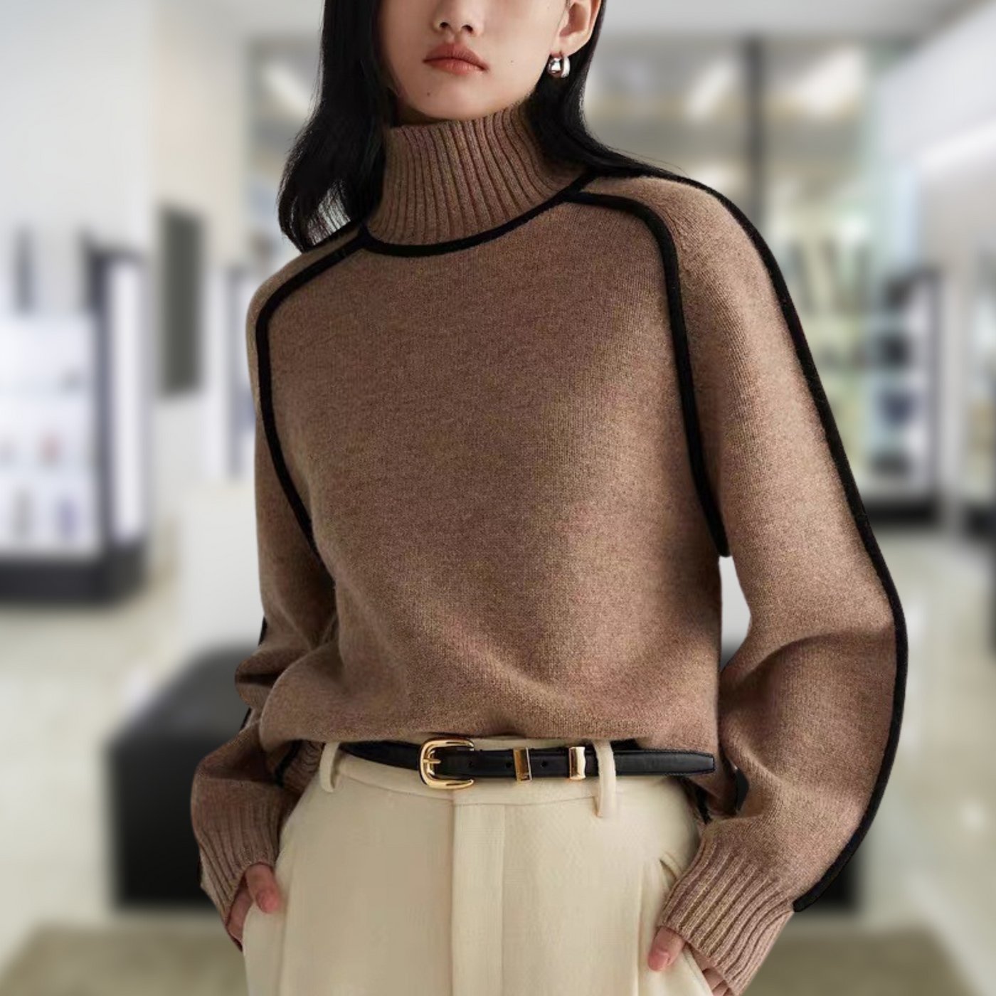 Lilly™ | Pull à col roulé confortable