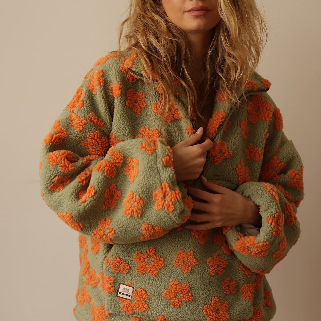 Clara™ – Pull-over doux à fleurs