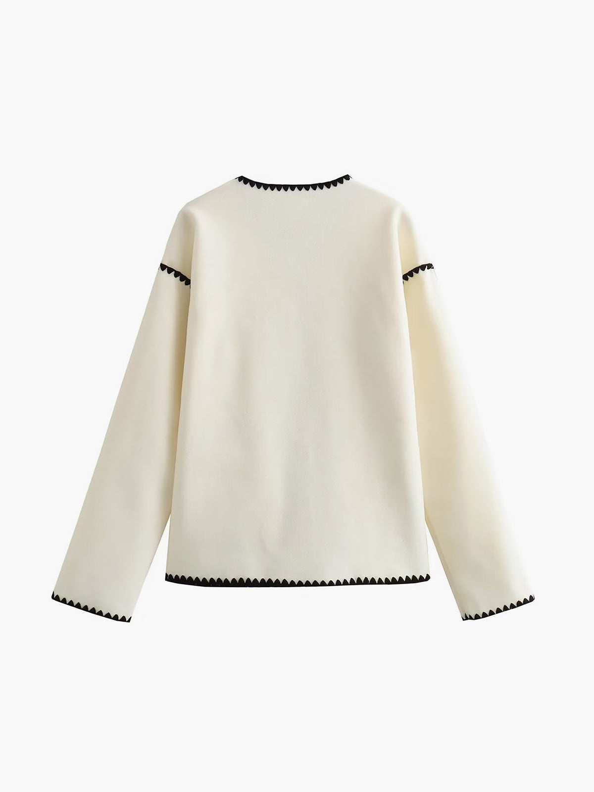 Perle | Veste contrastée