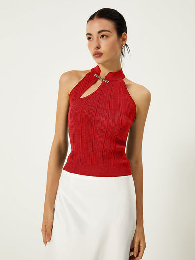 Inès I Gilet chic à boutons uniques