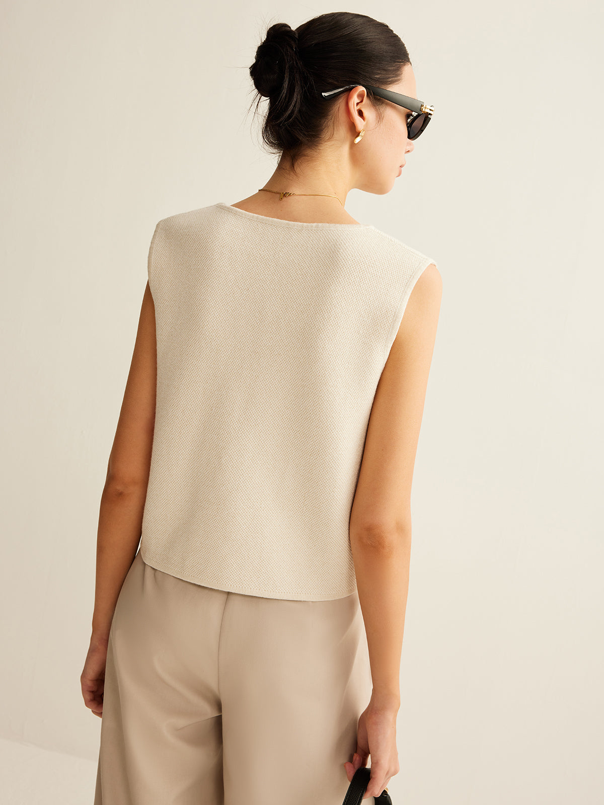 Camille I Gilet asymétrique élégant