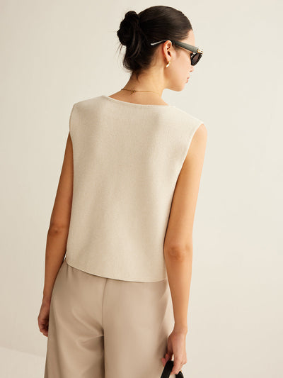 Camille I Gilet asymétrique élégant