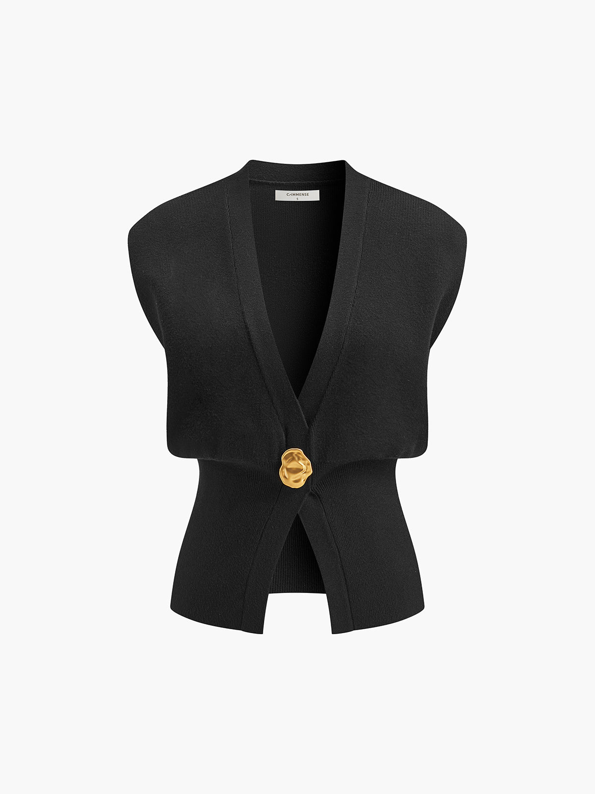 Orée I Gilet tricoté à détails élégants